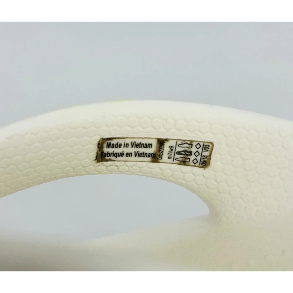 Crocs Shoes Bayaband Flip Flops White Lightweight Sport Sandals Mens 7 Womens 9